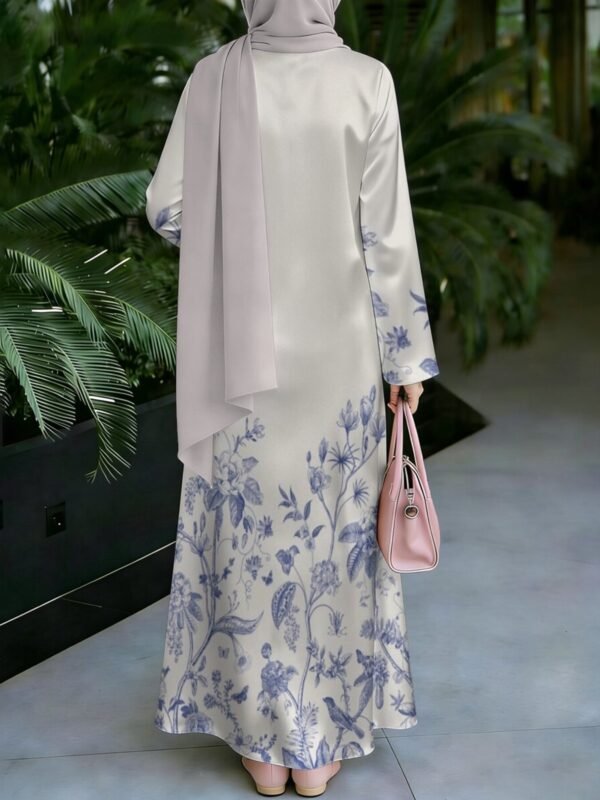 0e1f5243b05743b8817285895efb2509-goods.jpeg Blue & White Porcelain Print Muslimah Robe