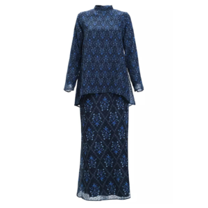 10-1.png Blue Motif Kurung Set