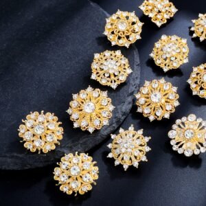 12-Piece Elegant Brooch Set