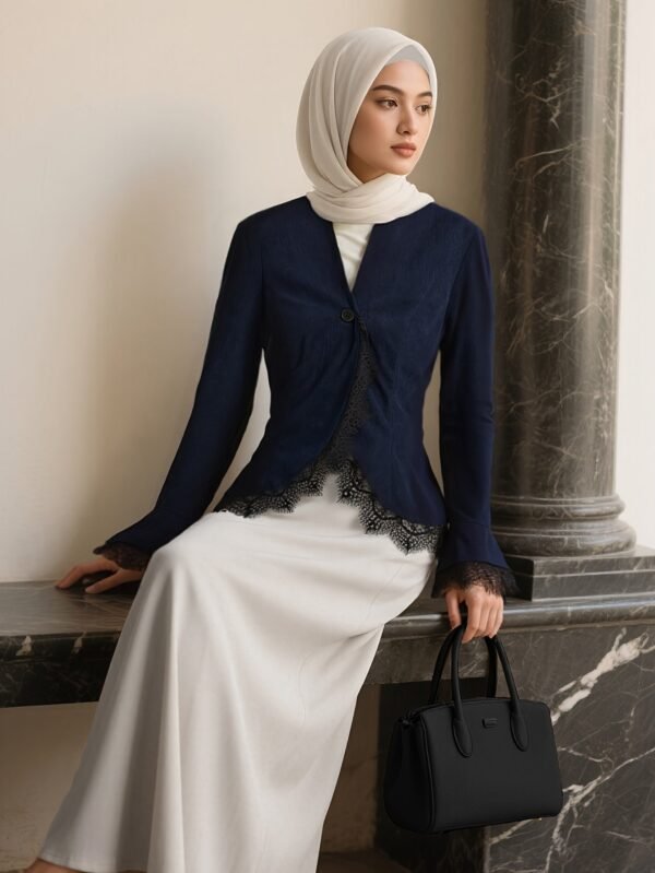 45d4e366-a7fa-4b87-8cc7-331e3c270801.jpg Navy Blue Lace Trim Kebaya Blazer