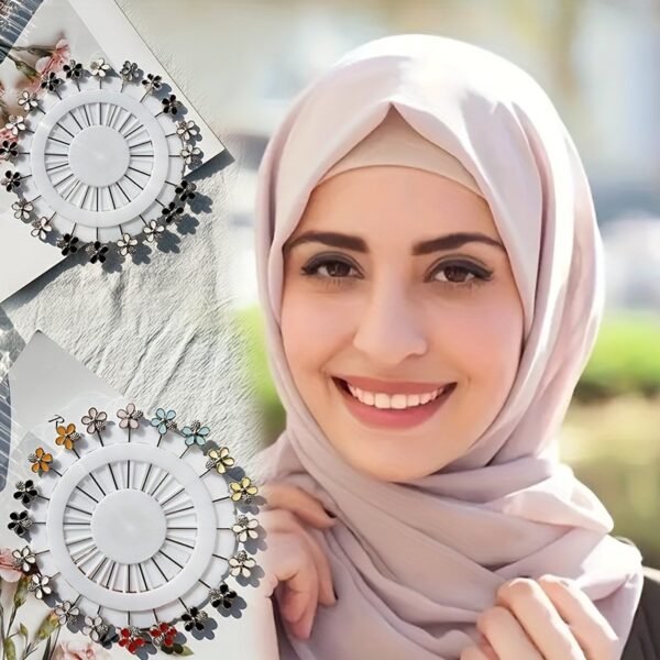 4ad198a1-bcbb-4faa-b42e-1b6e7e7ba3ad.jpg 20-Piece Floral Hijab Pin & Brooch Set