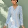 62a8bc9d-b1a8-4e3d-9fbb-a3dc9c077903.jpg Light Blue Lace Embroidered Kebaya Top