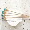 6444dd69fdbcf7f5a1ffb2ff326ffb84.jpg Vintage Golden Daisy Hairpin