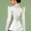 Embroidered Satin Kebaya Top